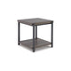 Ashley Jeni 3pc Coffee and End Table Set | Shelf | Wheels | Gray Black Metal BM327843