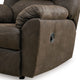 Ashley Neal Rocker Recliner Chair Foam Cushions Canyon Brown Faux Leather BM327852