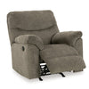 Ashley Tul Rocker Recliner Chair Poly Fiber Foam Fill Putty Gray Polyester BM327853