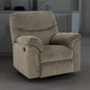 Ashley Tul Rocker Recliner Chair, Poly Fiber Foam Fill, Putty Gray Polyester
