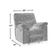 Ashley Tul Rocker Recliner Chair Poly Fiber Foam Fill Briar Brown Polyester BM327854
