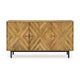 Ashley Sideboard Cabinet Console | Diamond Pattern 3 Doors | Brown 58’’ BM327866