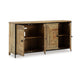 Ashley Sideboard Cabinet Console | Square Patterned Brown Mango Wood 63’’ BM327874