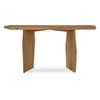 Ashley Console Sofa Table | Acacia Wood Irregular Tabletop | Brown 64’’ BM327879