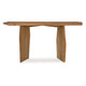 Ashley Console Sofa Table | Acacia Wood Irregular Tabletop | Brown 64’’ BM327879