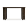 Ashley Console Sofa Table | Solid Wood T Shaped Legs | Dark Brown 53’’ BM327882