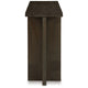 Ashley Console Sofa Table | Solid Wood T Shaped Legs | Dark Brown 53’’ BM327882