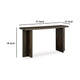 Ashley Console Sofa Table | Solid Wood T Shaped Legs | Dark Brown 53’’ BM327882