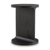 Ashley Accent Table | I Shaped Mango Wood Body | Sandblasted Black 16’’ BM327883