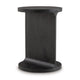 Ashley Accent Table | I Shaped Mango Wood Body | Sandblasted Black 16’’ BM327883