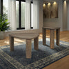 Ashley Nesting Accent Table Set of 2 | Triangular Shaped | Brown Mango Wood