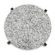 Ashley Accent Table | Round Terrazzo Tabletop | 25’’ | Dark Brown Mango Wood BM327891