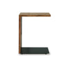 Ashley Accent Table | Solid Wood C Shape Design | 18’’ | Dark Brown BM327893