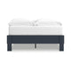 Ashley Cian Full Size Platform Bed | Shaker Style Design | Navy Blue Wood BM327903