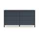 Ashley Cian Wide Dresser | 6 Drawers | Knob Handles | Navy Blue Wood | 61’’ BM327904