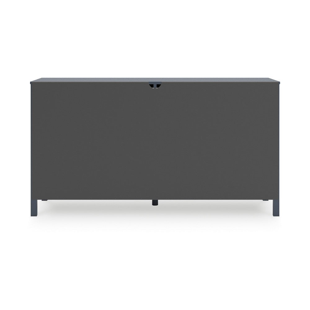 Ashley Cian Wide Dresser | 6 Drawers | Knob Handles | Navy Blue Wood | 61’’ BM327904