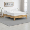 Ashley Maci Full Platform Bed | Natural Light Brown Wood | Low Profile Legs