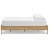 Ashley Maci Queen Platform Bed | Natural Light Brown Wood | Low Profile Legs BM327908