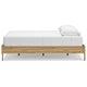 Ashley Maci Queen Platform Bed | Natural Light Brown Wood | Low Profile Legs BM327908