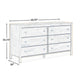 Ashley Maci Wide Dresser | 6 Drawers | Light Natural Brown Wood Finish | 61’’ BM327909