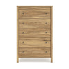 Ashley Maci Tall Dresser Chest | 5 Drawers | Natural Brown Wood Finish | 50’’ BM327910