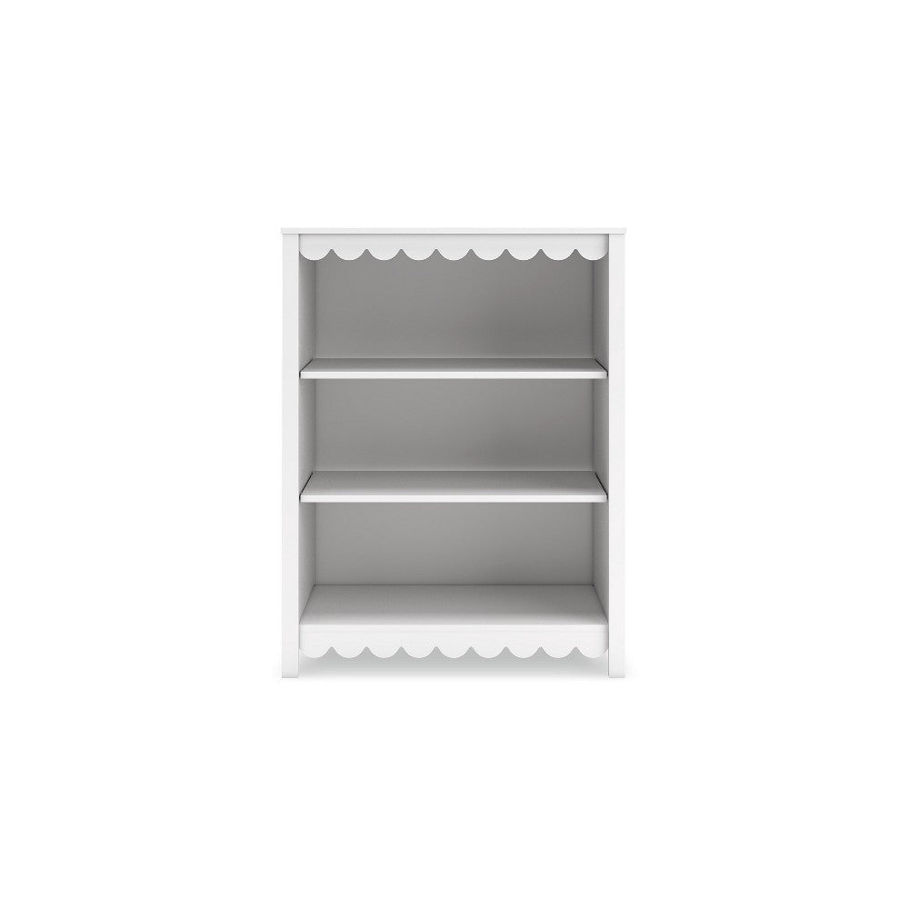 Ashley Kally Standing Bookcase | 3 Open Shelves | Matte White Wood | 41’’ BM327916