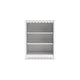 Ashley Kally Standing Bookcase | 3 Open Shelves | Matte White Wood | 41’’ BM327916