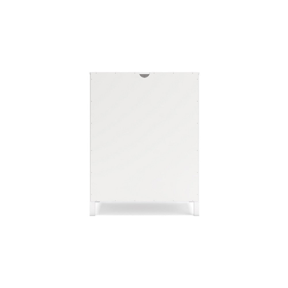 Ashley Kally Standing Bookcase | 3 Open Shelves | Matte White Wood | 41’’ BM327916