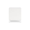 Ashley Kally Nightstand | 2 Drawers | Modern Matte White Wood Finish | 24’’ BM327919