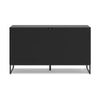 Ashley Alli Wide Dresser | 6 Drawers | Matte Black Wood | Metal Base | 59’’ BM327923