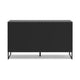 Ashley Alli Wide Dresser | 6 Drawers | Matte Black Wood | Metal Base | 59’’ BM327923