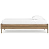 Ashley Deana Twin Platform Bed | Honey Brown Wood | Low Profile Tapered Legs BM327926