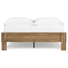Ashley Deana Full Platform Bed | Honey Brown Wood | Low Profile Tapered Legs BM327927