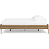 Ashley Deana Full Platform Bed | Honey Brown Wood | Low Profile Tapered Legs BM327927