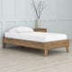 Ashley Deana Full Platform Bed | Honey Brown Wood | Low Profile Tapered Legs