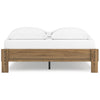 Ashley Deana Queen Platform Bed | Honey Brown Wood | Low Profile Tapered Legs BM327928