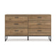 Ashley Deana Wide Dresser | 6 Drawers | Brown Wood | Black Metal Base | 59’’ BM327929