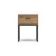 Ashley Deana Nightstand | 1 Drawer | Honey Brown Wood | Black Metal | 26’’ BM327931