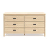 Ashley Abis Wide Dresser | 6 Drawers | Metal Handles | Natural Brown | 62’’ BM327940