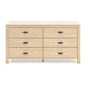 Ashley Abis Wide Dresser | 6 Drawers | Metal Handles | Natural Brown | 62’’ BM327940