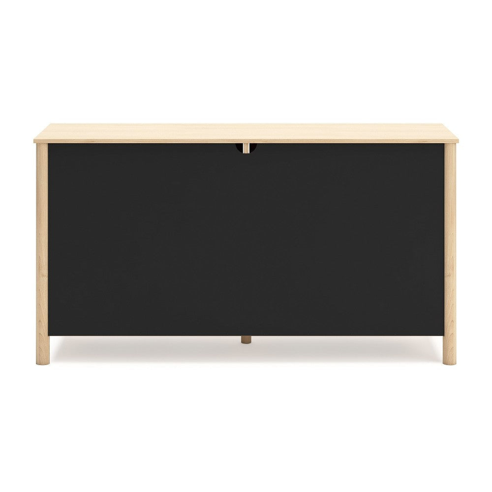 Ashley Abis Wide Dresser | 6 Drawers | Metal Handles | Natural Brown | 62’’ BM327940