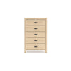 Ashley Abis Tall Dresser Chest | 5 Drawers | Natural Brown Wood | Black | 50’’ BM327941