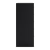 Ashley Finny Tall Dresser Chest | 5 Drawer | Matte Black | Silver Metal | 46"