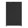 Ashley Finny Tall Dresser Chest | 5 Drawer | Matte Black | Silver Metal | 46"
