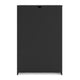 Ashley Finny Tall Dresser Chest | 5 Drawer | Matte Black | Silver Metal | 46"