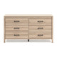 Ashley Bette Wide Dresser | 6 Drawers | Classic Light Oak Brown Finish | 60’’ BM327951
