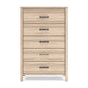 Ashley Bette Tall Dresser Chest | 5 Drawers | Light Oak Brown Finish | 60’’ BM327952