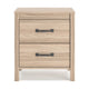 Ashley Bette Nightstand | 2 Drawers | Light Oak Brown Wood Finish | 24’’ BM327953