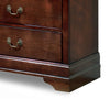 Ashley Deyr Tall Dresser Chest | 5 Drawers | Louis Philippe Molding Brown BM327958