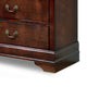 Ashley Deyr Tall Dresser Chest | 5 Drawers | Louis Philippe Molding Brown BM327958